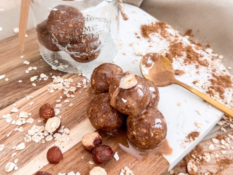 Energy balls Datteln Nüsse, einfaches 5 Minuten-Rezept.