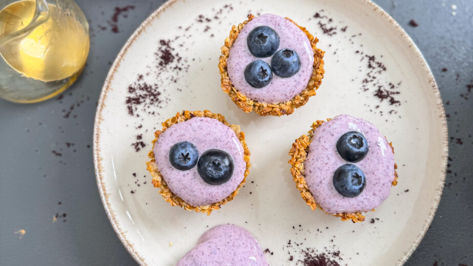 Müsli Cupcakes, einfaches veganes Rezept von der Foodbloggerin Foodykani.