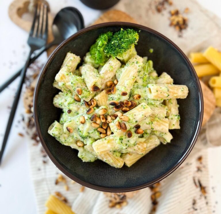 Cremige Brokkoli-Pasta vegan
