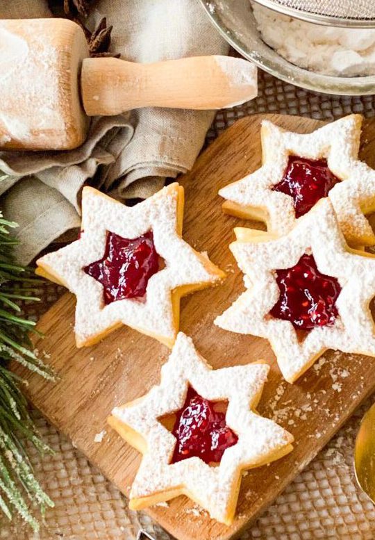 Marmeladen Plätzchen mit leckerer Füllung, einfach, lecker und vegan nach einem Rezept von foodykani.