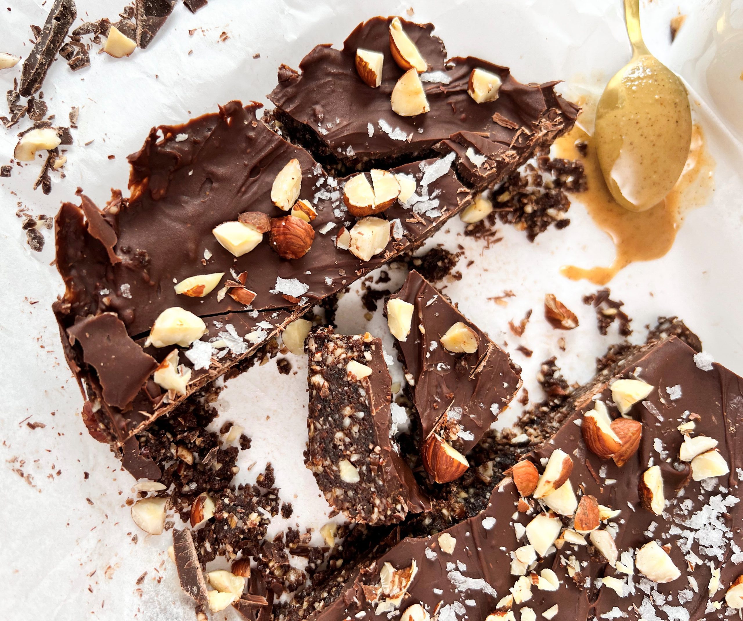 Schokoriegel ohne Zucker, einfaches Rezept in 10 Minuten.