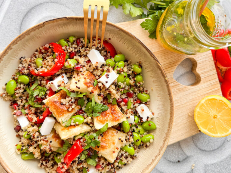 Maultaschen Salat, einfaches BLITZ-Rezept in 20 Minuten.