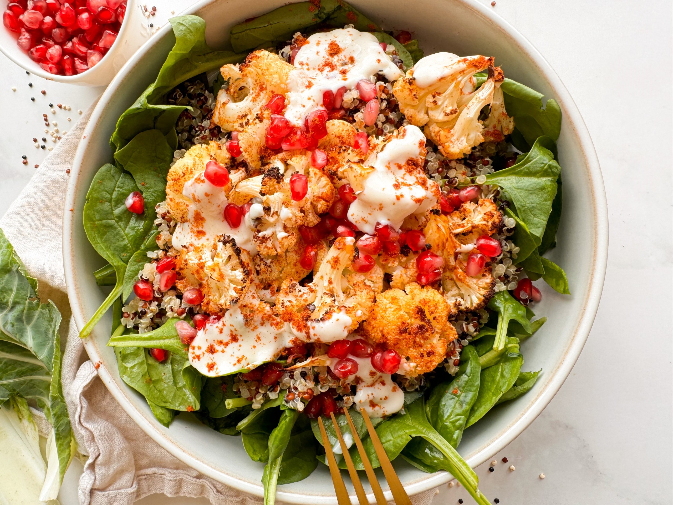 Einfaches Rezept Quinoa Bowl, einfach und schnell in 20 Minuten.