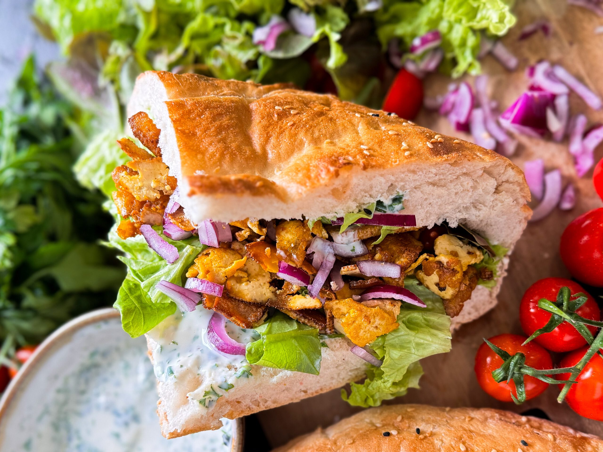 Veganer Döner selber machen in 15 Minuten.