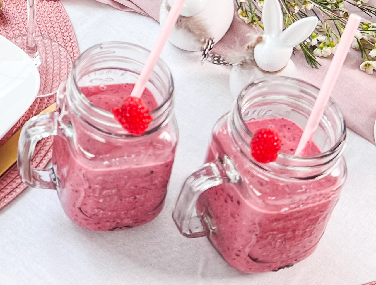 Haferflocken Smoothie, einfaches Rezept für ein gesundes Frühstück.