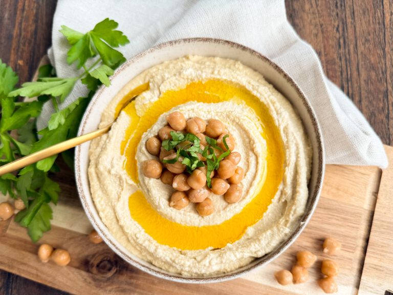 Rezept Hummus selber machen in 10 Minuten.