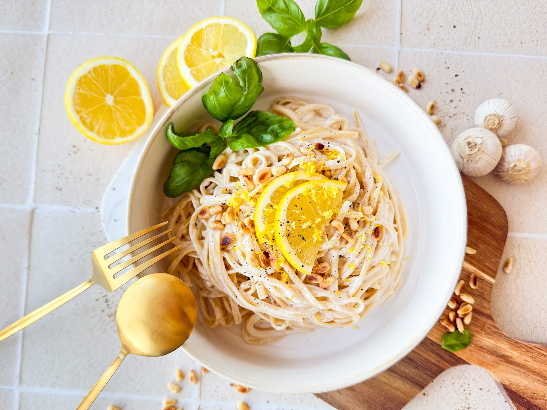 Cremige Zitronen Pasta in 15 Minuten!