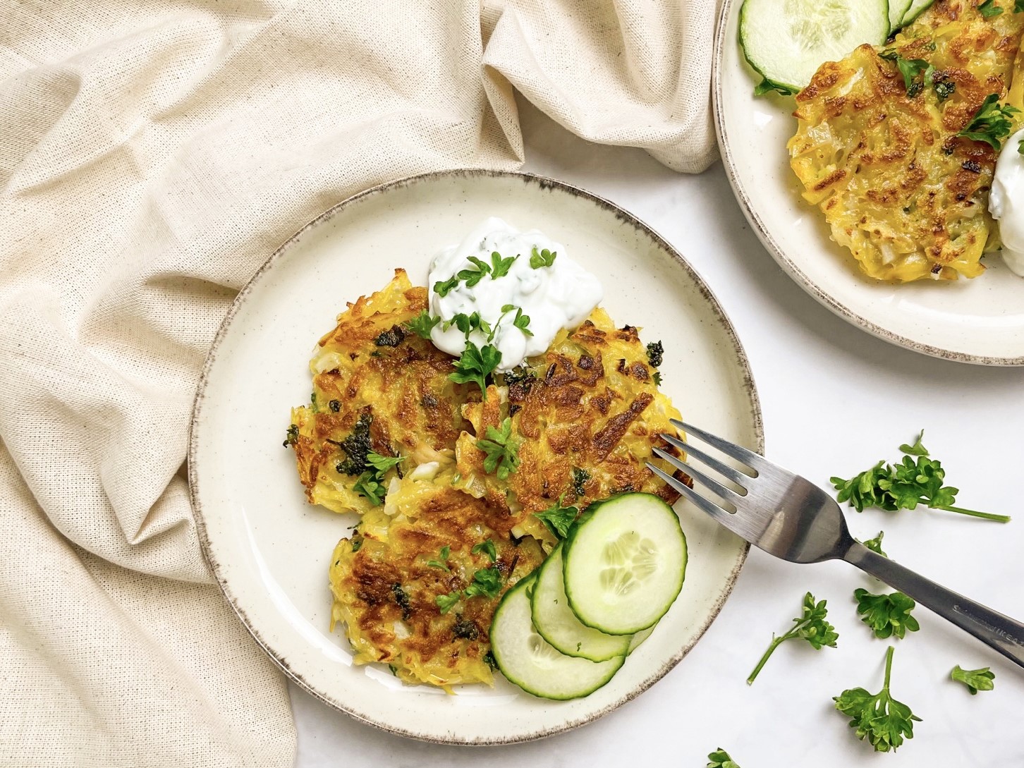 Kartoffelpuffer selber machen ohne Ei in 15 Minuten.